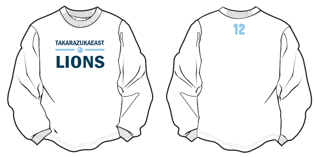 宝塚東高校男子バスケ部昇華ロングTシャツ