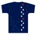 伊丹北高校女子バスケ部昇華Tシャツ　NAVY