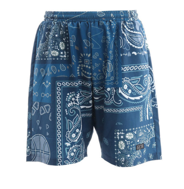 PATCHWORK BANDANA SHORTS