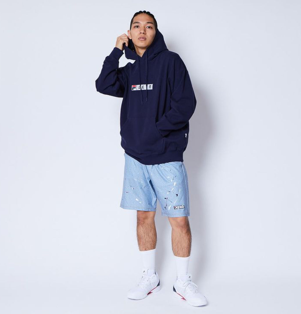 AKTR ×FILA BOX LOGO SWEAT HOODIE (122-054010) | PLAYHOOP?