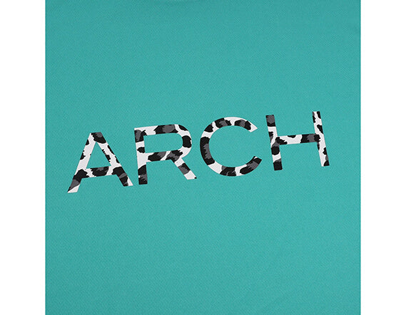 ARCH leopard logo tee [DRY]